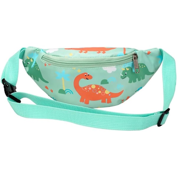 Dinosaur Fanny Pack, Lasten Vyölaukku Piirretty Hipsack Vyölaukku Vyölaukku Fanny Pack Kangas Nylon Rahavyö Rintavyö Lapsille