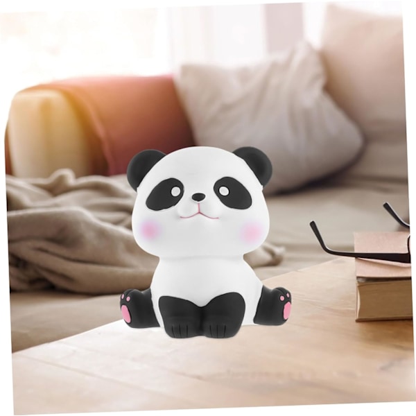Panda Spargris Unbreakable Pengerboks Dyr Spargris Kreativ Spargris Panda Myntboks Skrivebord Sparing Krukke Spargriser