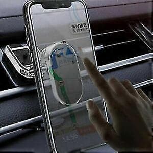 Magnetisk bilhållare för luftventil, universal för mobiltelefon Fp Black
