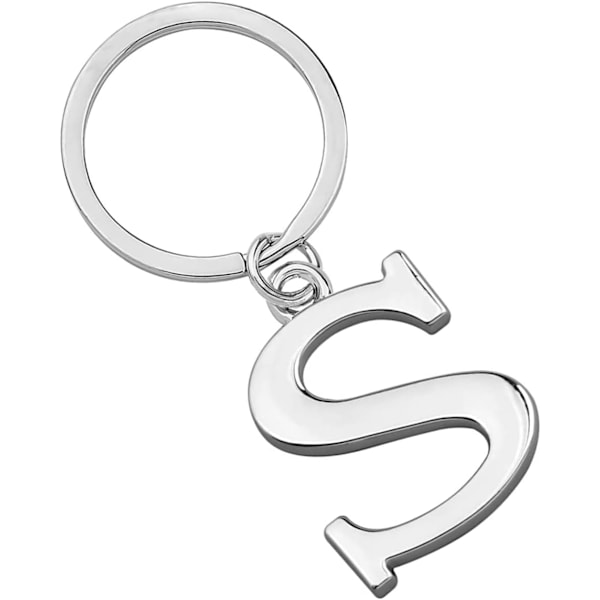 Nøglering Bogstav - Initial Alfabetet Nøglering Charm Bogstav S