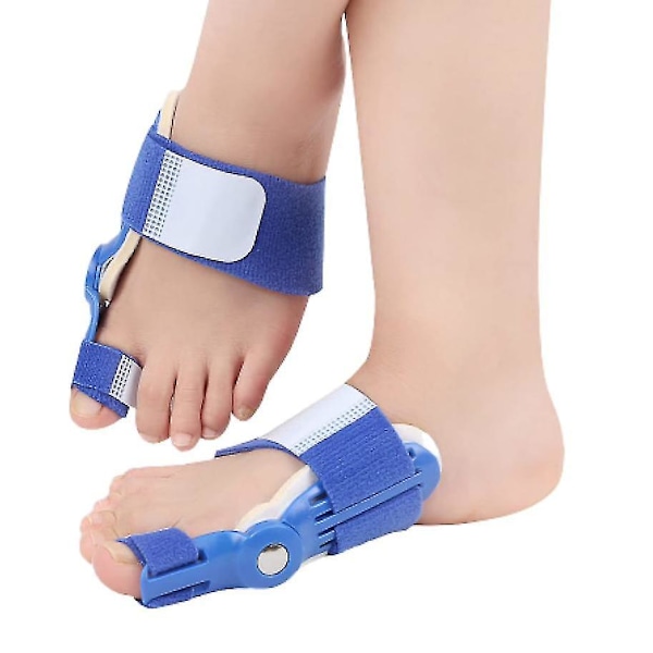2 st Skräddarknuta Korrigerare, Knäskydd, Fot Smärta Lindring Hallux Valgus Tå Korrigerare Justerbar Blue 2pcs