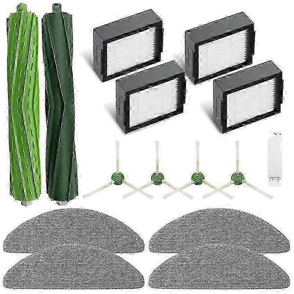 For Combo I5, I5+, J5, J5+ Robotstøvsuger Hovedsidebørste Hepa Filter Moppeklutputer