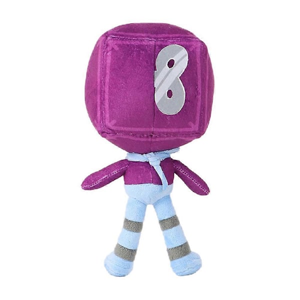 Dandy's World Horror Games -pehmolelu, Piirrettyjen hahmojen pehmolelut, Pebble Scrap Poppy Goob -nukke lahjaksi faneille ja ystäville Purple