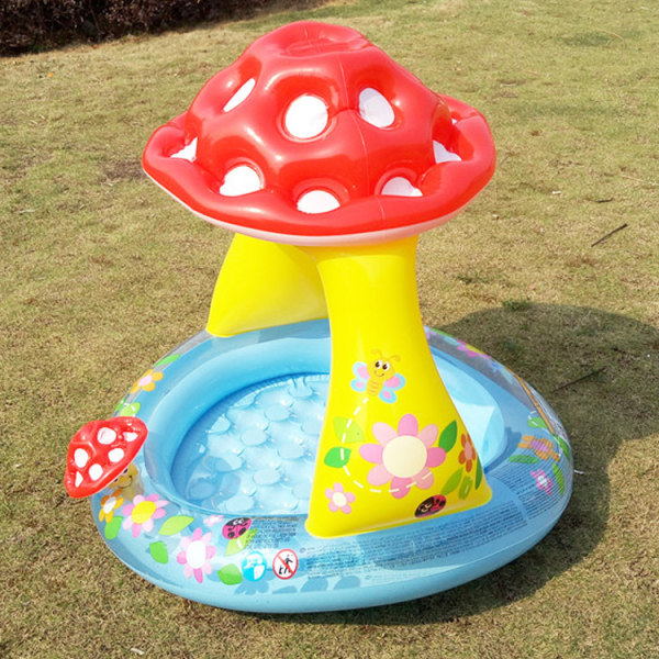 Baby pool svamp skugga uppblåsbar pool