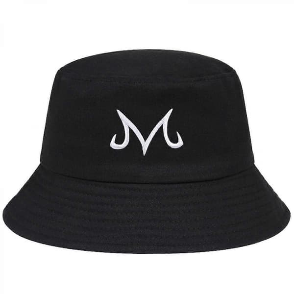M Broderad Bucket Hat Solhatt Vuxen Bucket Hat Bokstav Hatt