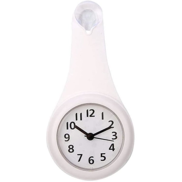 Silent bathroom waterproof and anti-fog suction cup wall clock