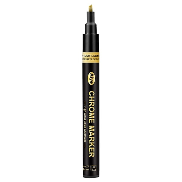 Vandtæt Marker Pen med Høj Glans DIY Tilbehør Flydende Krom Maling Pen til Model Golden B