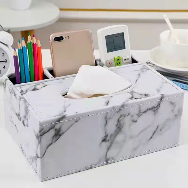 Rektangulär Tissue Box för Hem och Kontor, Förvaringslåda