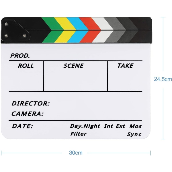 Skiffertavla av hög kvalitet, regissörs tavla 30X25cm, färg