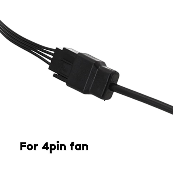 USB till 4-polig Notebookfläktkabel 5V Dator PWM Fläktströmförsörjningskabel 30-100cm 50cm