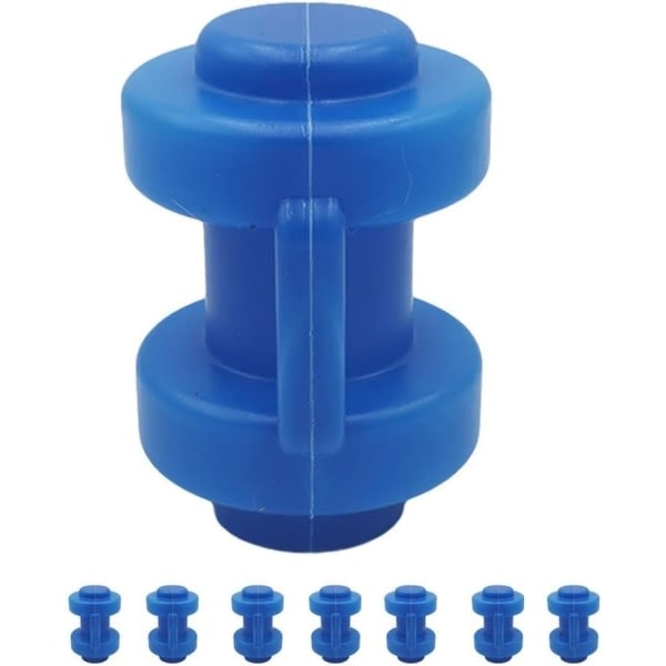 Trampolinskydd 8-pack Ändskydd Säkerhetsnät Reservdelar Diameter 25mm
