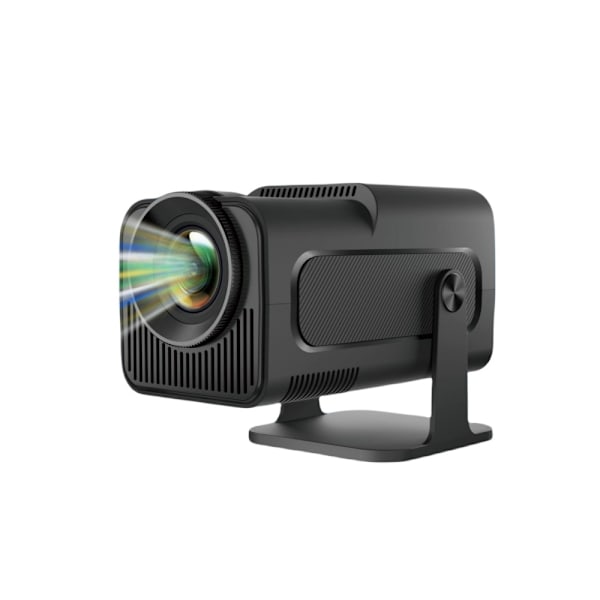 2024 Android 11 Bærbar 4K Projektor, 280 ANSI Lumen, Automatisk Bildekorreksjon, 180° Roterende Takfeste