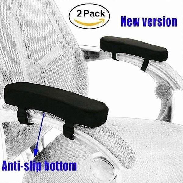 Par Skum Armlæn Albuepude Ergonomisk Skridsikker Memory Foam Albuestøtte
