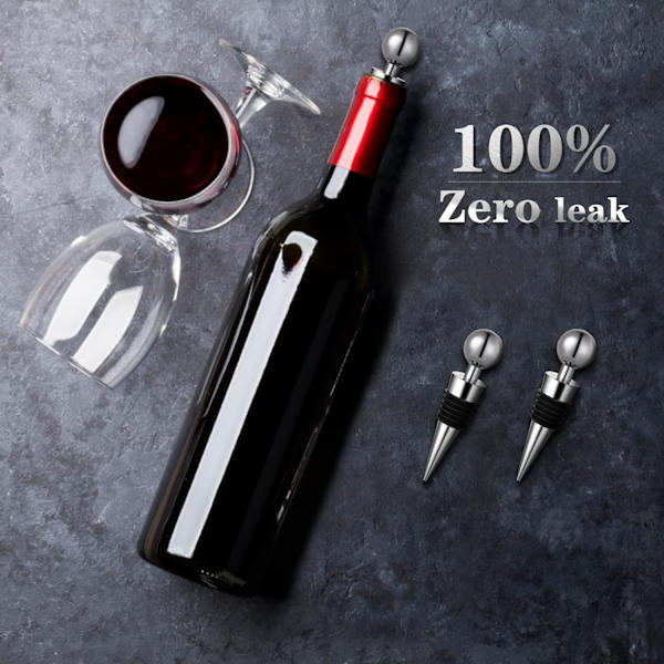 Vinstoppare, 3 st återanvändbara flaskhållare, vinkorkar för vin, champagne, prosecco, öl, sprit