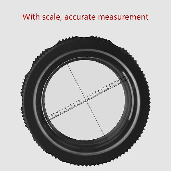 Päivitetty jalustallinen mittauslasi Suurennuslasi Ammattikäyttöön Round scale complex