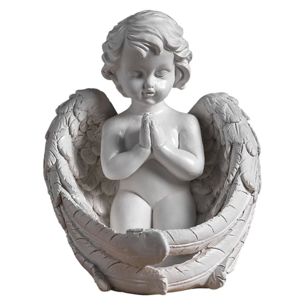 Vintage Angel Shape Ljusstake Ornament Lätt och lätt att använda sovrum sängbord dekorationer