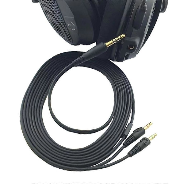 Erstatningskabel 4.4mm for ATH GDL3 GL3 Øretelefoner Optimal Lydtilkobling PC computer model