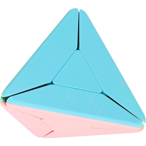 Pyramid Speed Cube - ABS-materiaalista valmistettu Pyraminx ilman tarroja | Kannustaa oppimaan taikakuution | Sujuva pyörivä palapeli | Visuaalisesti miellyttävä palapelilelu windmill