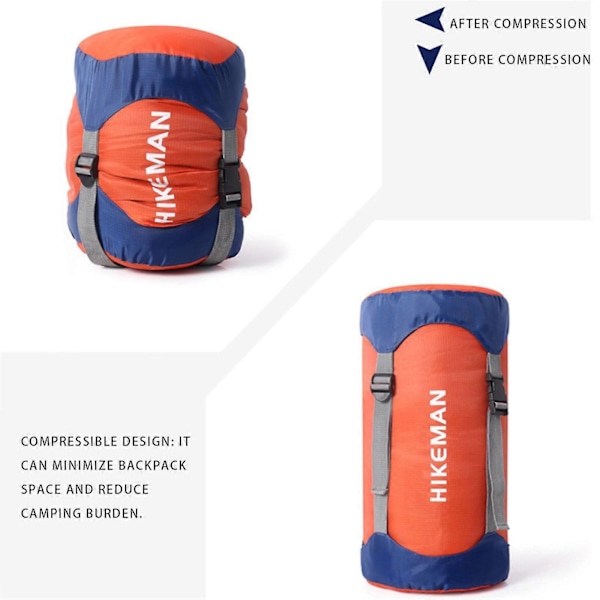 Sovepose 25l Kompressionspose Letvægts Ideel Nylon + Polyester Fiber Kompressionsregulering Til Backpacking Vandreture Og Camping