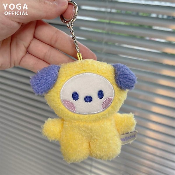 10CM Kawaii Line Friends Bt21 Sarjakuva Shooky Cooky Chimmy Rj Pehmo Riipus Jälkiruoka Sarja Avaimenperä Riipus Pehmo Nukke Koriste pendant42 10CM