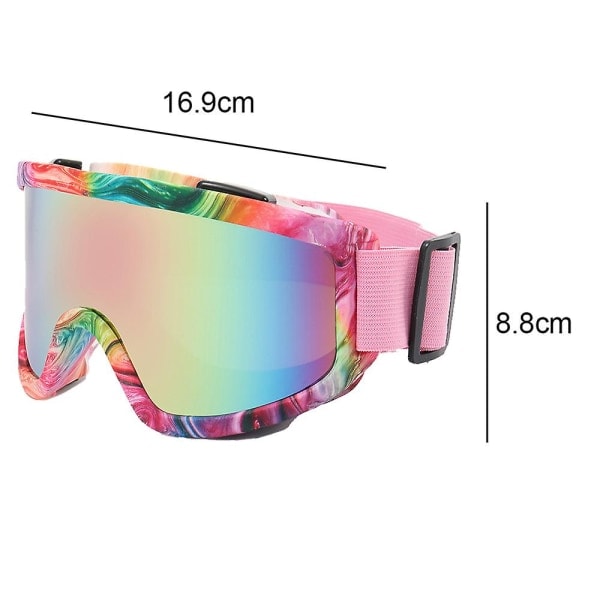 Utomhusgoggles för bergsklättring, vindtäta goggles