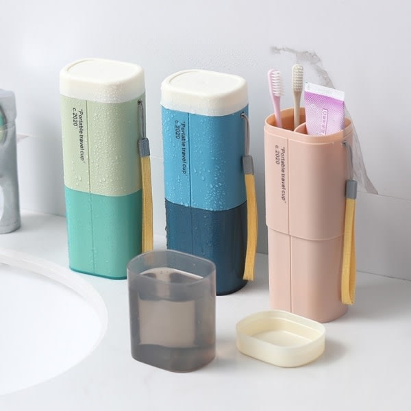 Tandborstfodral Tandborstmugg blå blue