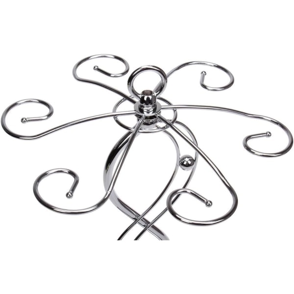 Vinglasophæng i rustfrit stål, elegant glasstativ / vinglasophæng / hæfteklammeholder