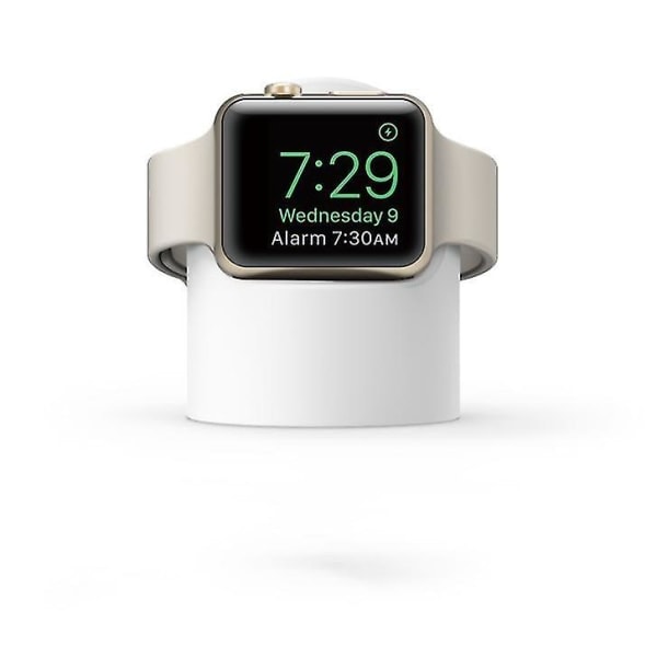 Stasjon for Apple Watch Lader Tilbehør Ladestativ (Svart)