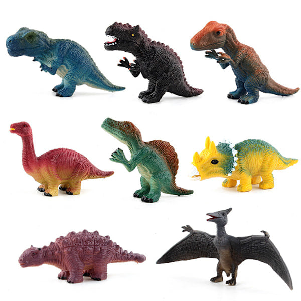 Dinosaur leker for barn, bursdagsdekorasjon, dinosaurmodeller, Halloween, jul