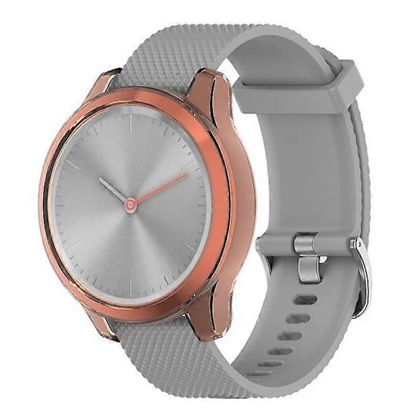 For GarminMove Trend/Style Transparent TPU Smartklokke Ramme Beskyttelsesdeksel Multicolor Style A