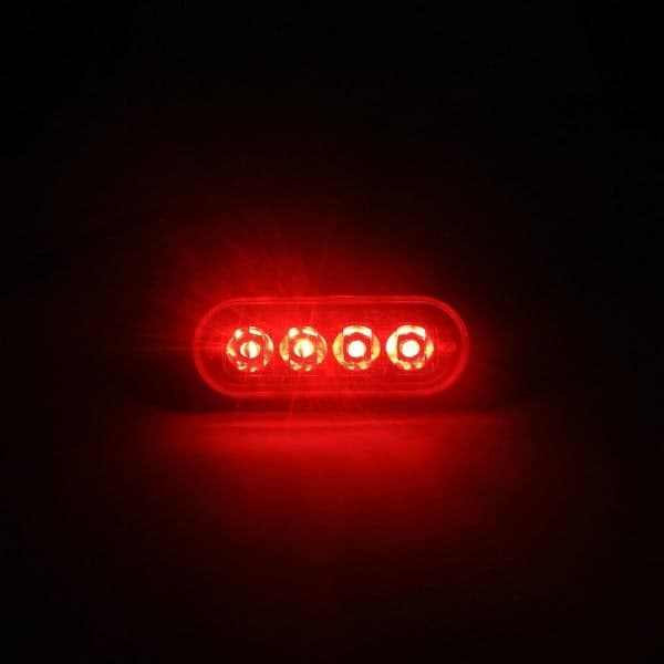4 strobe blinkende advarselslys