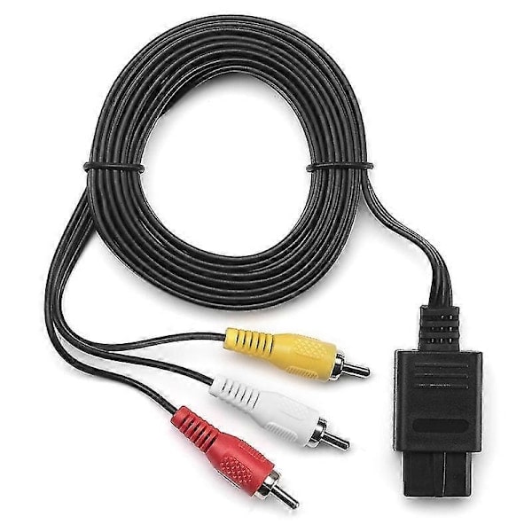 Snes Gamecube TV-kaapeli N64 Av Videokaapeli RCA Audio