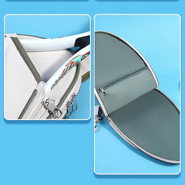 Tennisryggsekk Multifunksjonell Liten Racket Tennisveske Vanntett Tennisryggsekk Stativ For Menn Og Kvinner blue
