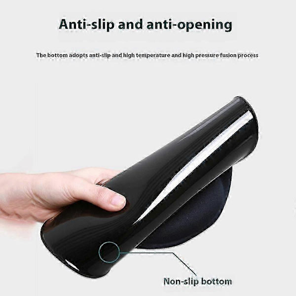 Ergonomisk Musmatta med Minnesskum och Handledsstöd, Halkfri, Lindrar Smärta i Handleden - Mörkblå Multicolor Dark Blue