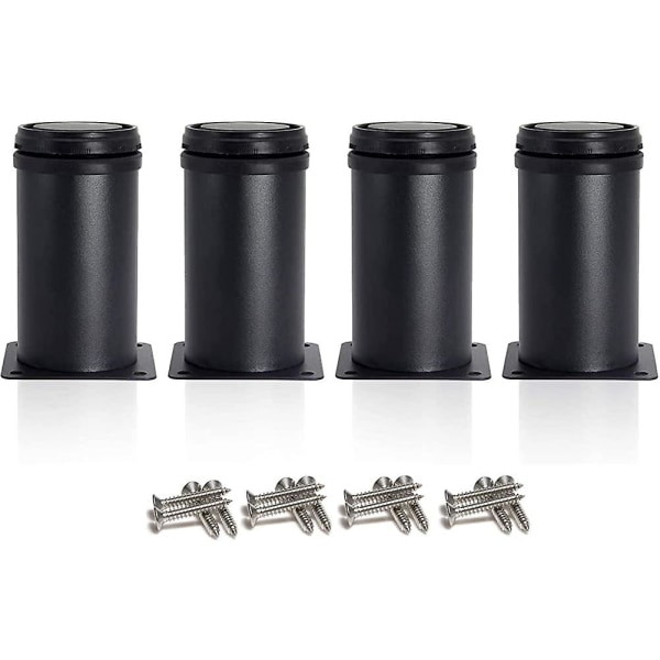 4 säädettävää jalkaa 80 mm korkeus Paksummat kaapin jalat