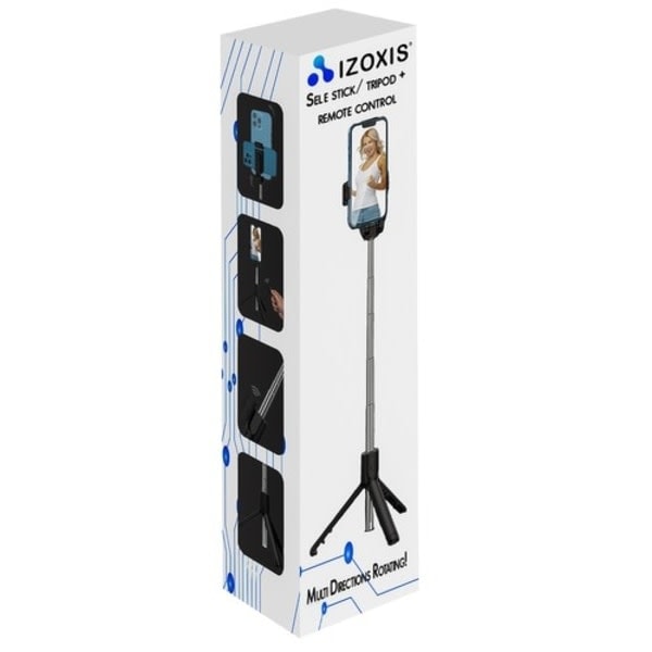 Selfiepinne - iPhone/Android - Bluetooth Svart