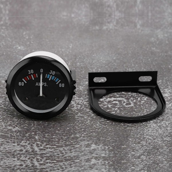 2 tommer 52mm Bil Amperemeter Voltmeter 60-0-60A AMP Måler Volt Meter for Modifikasjon