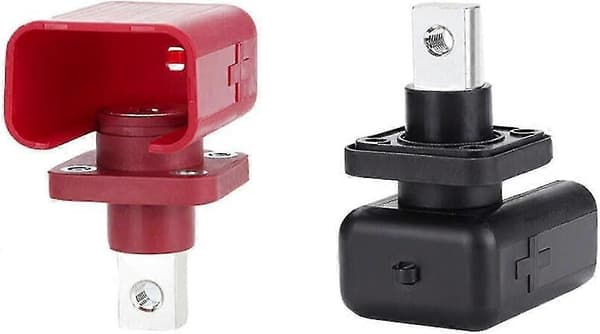300A Batterikontakt av Koppar, Litiumbatteri, Genom Vägg, Högström Koppar (2 st)