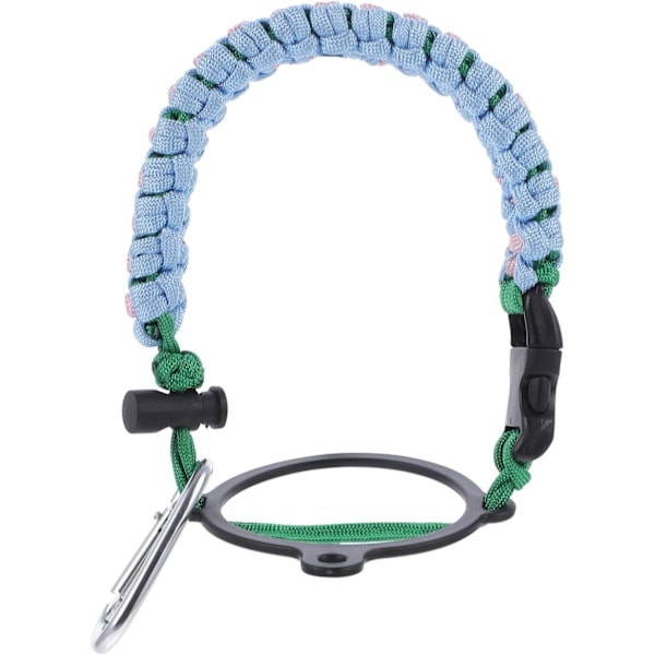 1 st kopparrep handrep campingarmband vattenflaska överlevnadsrem överlevnadsreparmband karbinhake rem rep bärrem vatten Yellow