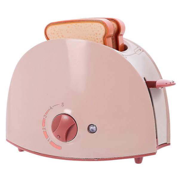 1 Sett Simulering Toaster Lekesett Småbarn Falsk Brødbaker Leke Trygg Elektrisk Liten Toaster Leketøy Banmo