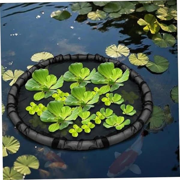 Flydende Barriere - Sæt med 2 - Stærkt Net - Beskyttelse af Vandplanter - Dam og Have - Diameter 45 cm