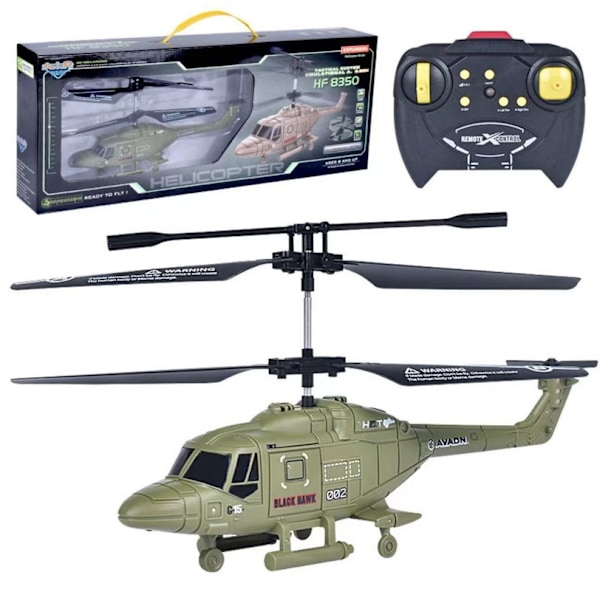 Helt Ny Fjernstyret Helikopter, 3,5 Kanaler RC Drone Helikopter med LED Lys Nat green