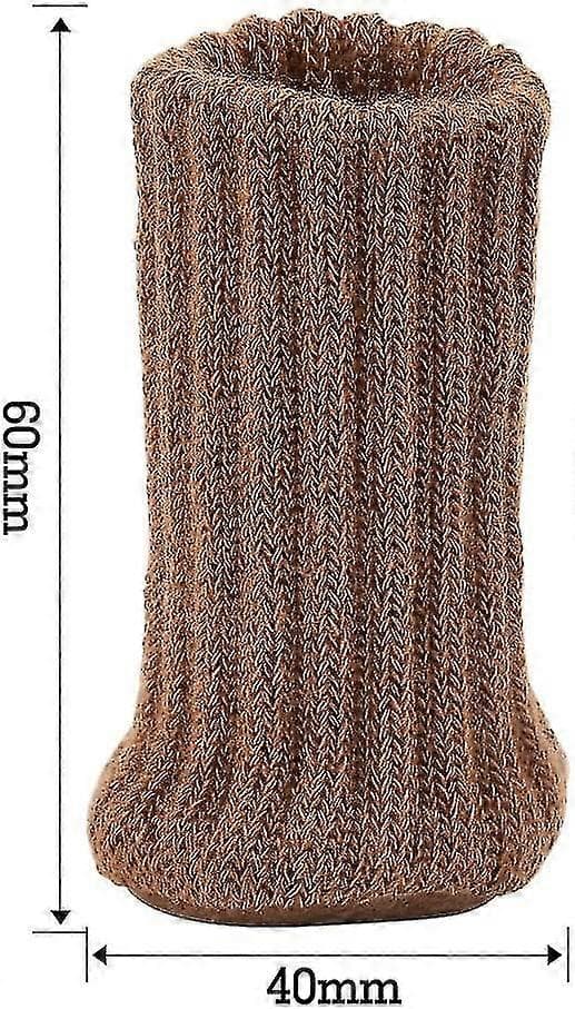 24-pack Stolsbensskydd Stickade Möbelbensstrumpor Tjock Botten Möbelfötter