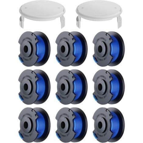 11-pak erstatningstrimmerspoler til Ryobi One+ AC14RL3A 18v 24v 40v trimmere, spolediameter 1,6 mm, længde 30,17 m