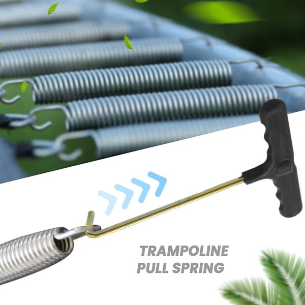 2 st Trampolinfjäderdragare, Trampolindragare T-krok Fjäderdragare