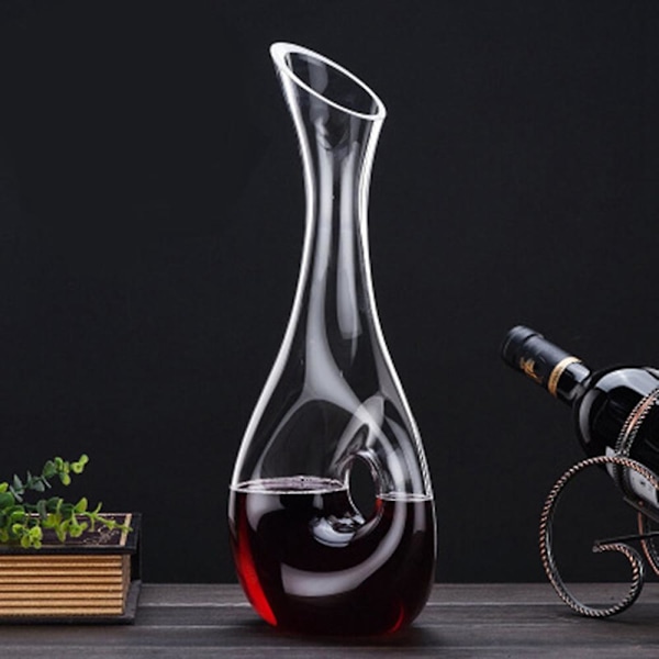 Vindekanter Design Snegleformet Dekanter Rødvin Karaffel Blyfri Glas Dekanter Superior Vin A