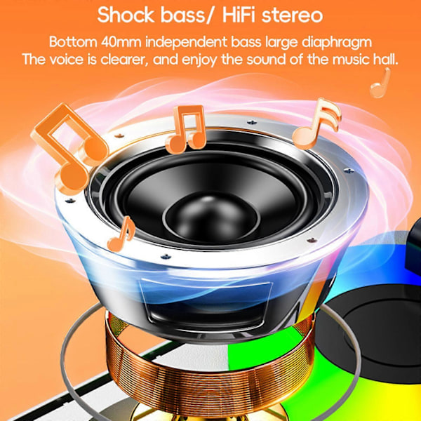 3-in-1 Bluetooth Audio Power -puhelinpidike, matkapuhelinjalusta langattomalla kaiuttimella, 100% uusi Black