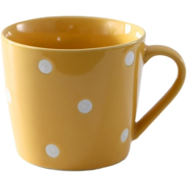 Kaffekop, Sød Keramik Polka Dot Mark Kop 200ml Kreativ Personlighed Trend Vandkop Hjem Mælk Morgenmad Kaffe Kop