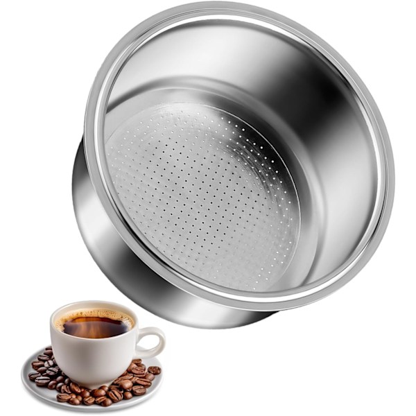 51mm Kaffe Portafilter Kurv Rustfrit Stål Tryk Kaffe Filter Kurv Portafilter Kurv Udskiftning