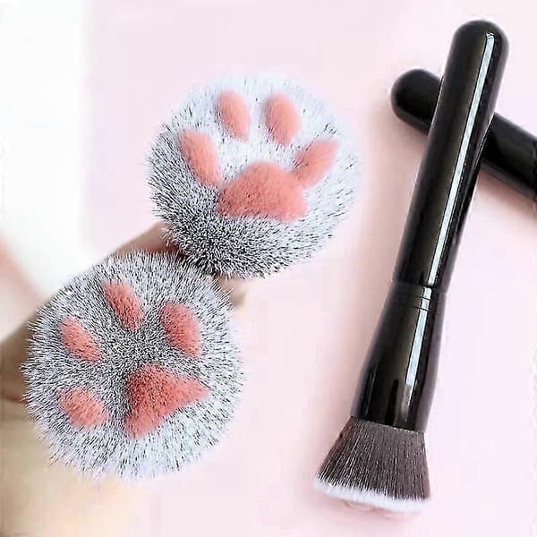 XJING Professionelt Makeup Børstesæt Stor Fluffy Pudder Foundation Børste Blush